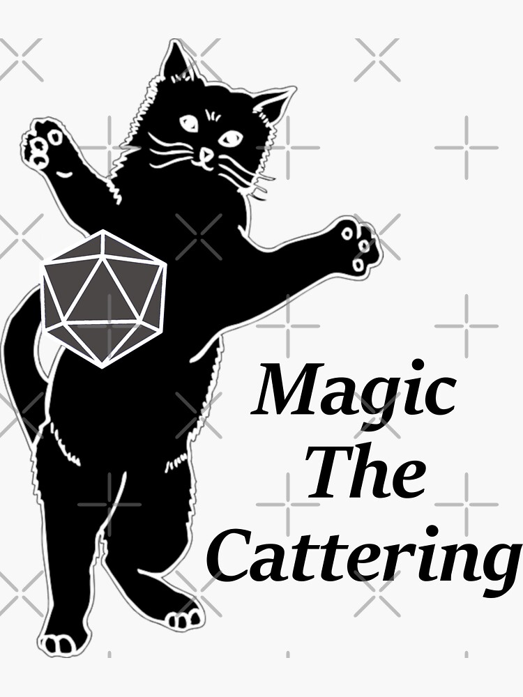 Imagen 3 de 3, Pegatina con la obra Magia el catering, diseñada y vendida por Gold-Coin.