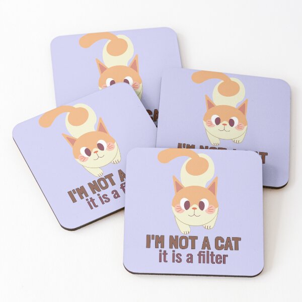 Item preview, I'm not a cat, it's a filter. designed and sold by EducateUplift.