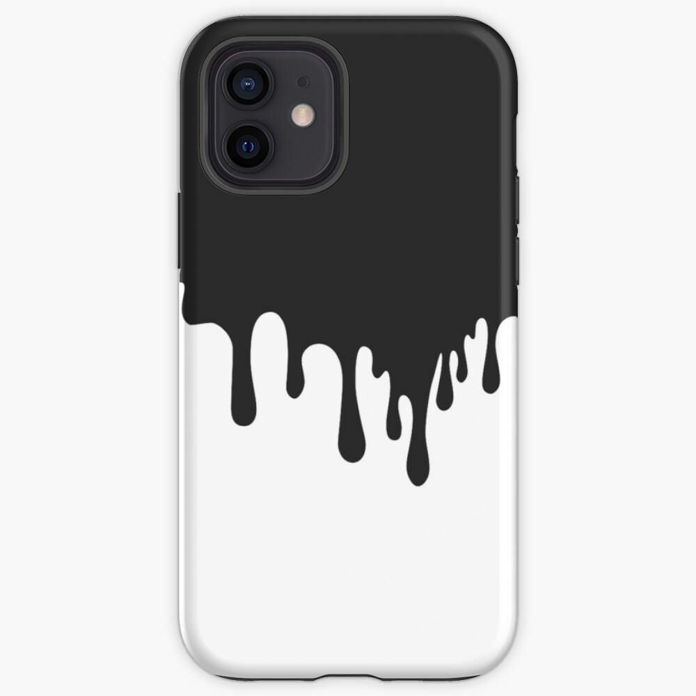 "Black Paint Drip" iPhone Case & Cover by Laylooo Redbubble