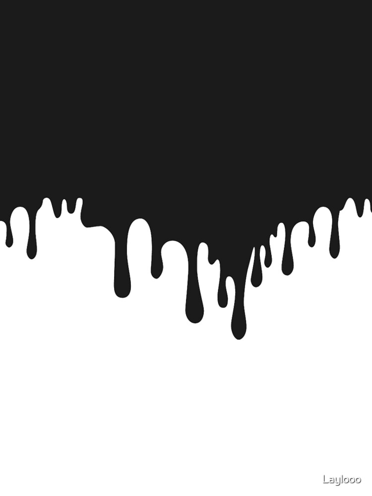 "Black Paint Drip" Leggings for Sale by Laylooo Redbubble