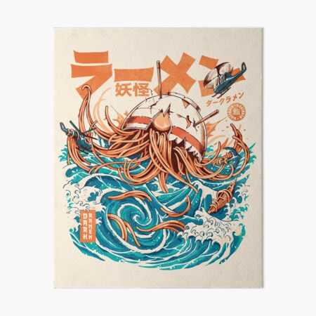Item preview, Dark Great Ramen off Kanagawa designed and sold by Ilustrata®.