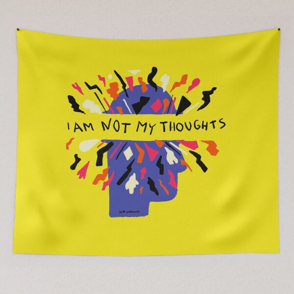 Item preview, I Am Not My Thoughts - Yellow designed and sold by Callmejohn.