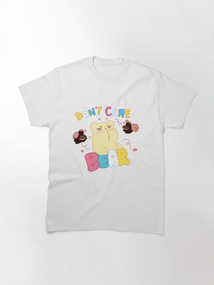 Alternate view of Cute Anime Don't Care Bear Classic T-Shirt