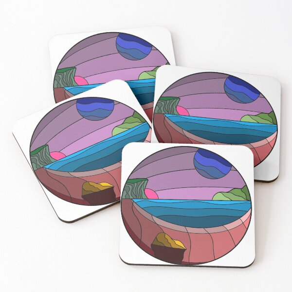 Item preview, Alien Geometric Landscape designed and sold by Trent Montgomery.