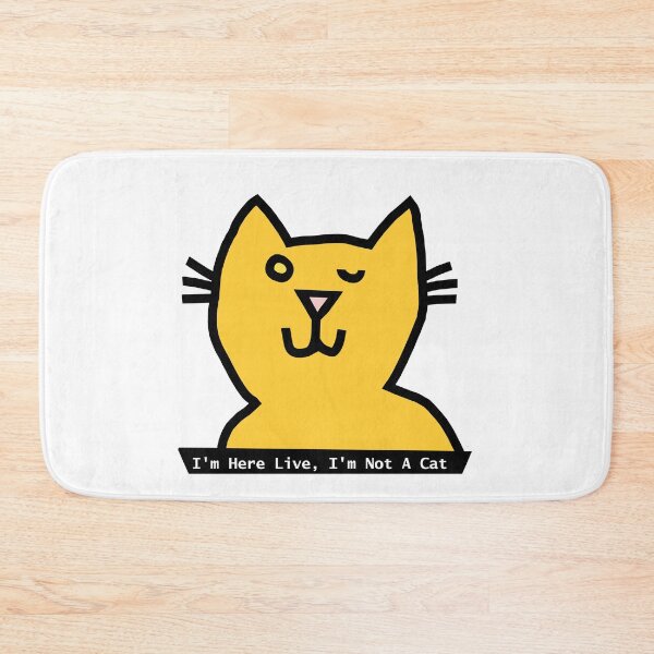 Item preview, Im Not a Cat Memes Cat Wink designed and sold by ellenhenry.