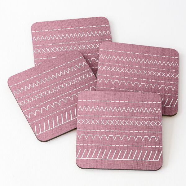 Item preview, Textured Fabric Effect Sewing Stitches Pattern designed and sold by Nancyanna.