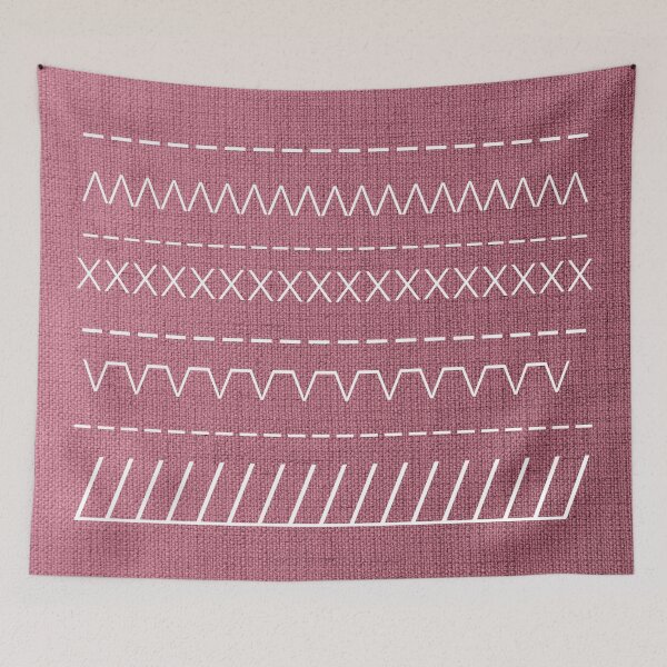 Item preview, Textured Fabric Effect Sewing Stitches Pattern designed and sold by Nancyanna.