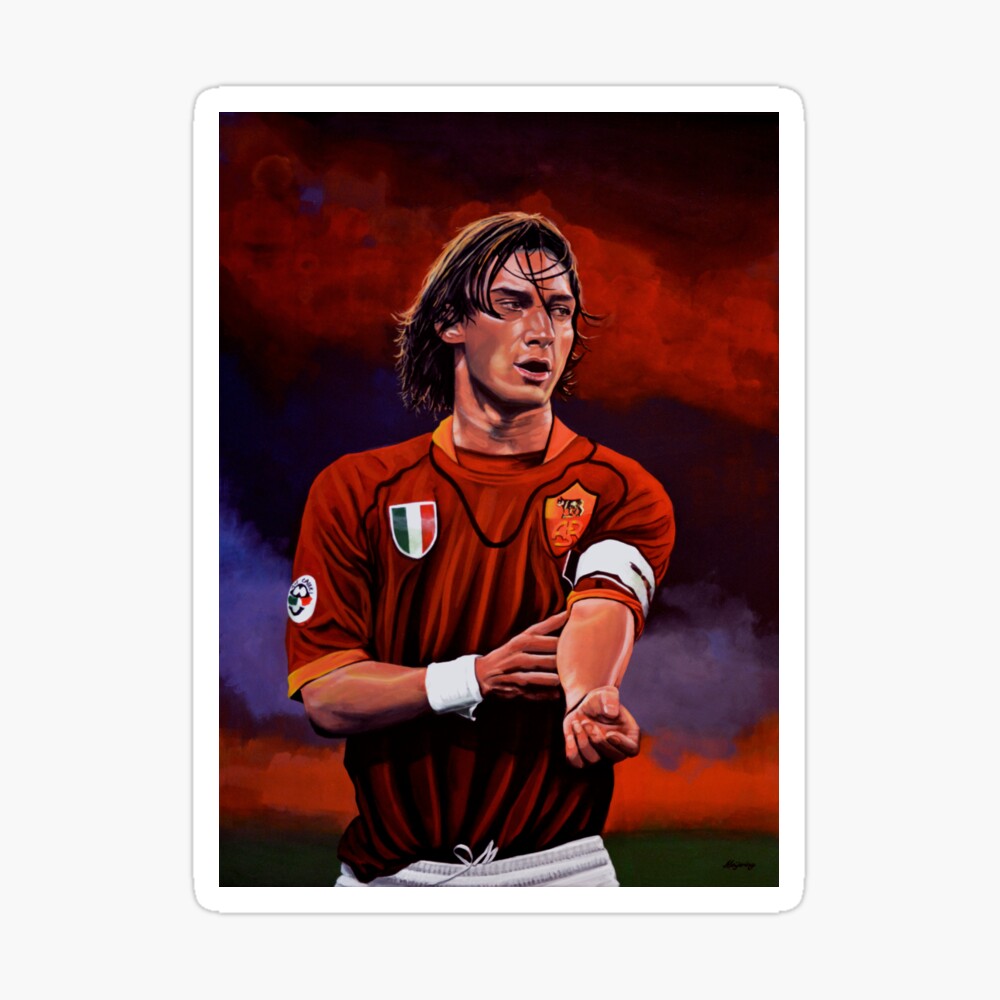 Francesco Totti painting