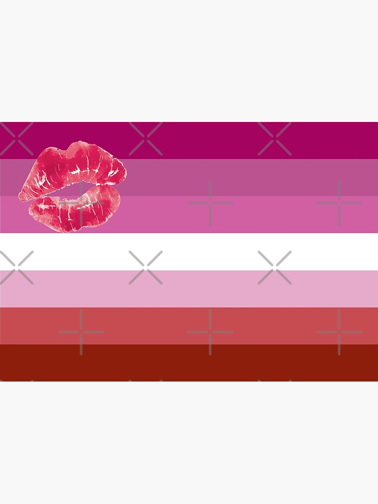 Lipstick Lesbian Pride Flag Poster For Sale By Lesliemimi Redbubble 0501