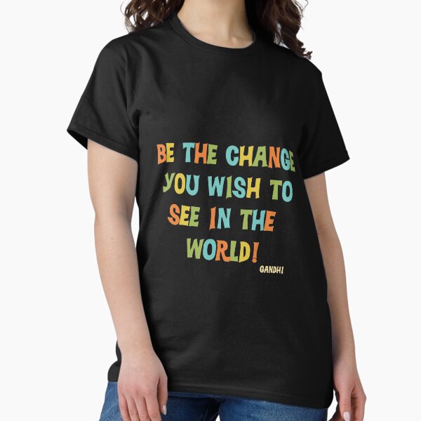 Item preview, Inspirational Text Quote Saying Be the Change designed and sold by peacockcards.