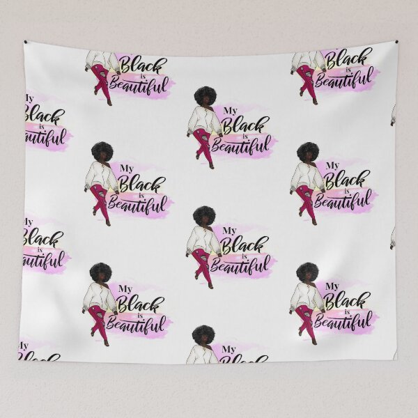 Item preview, My Black is Beautiful - Hand Illustrated Black History Design  designed and sold by sociallynina.