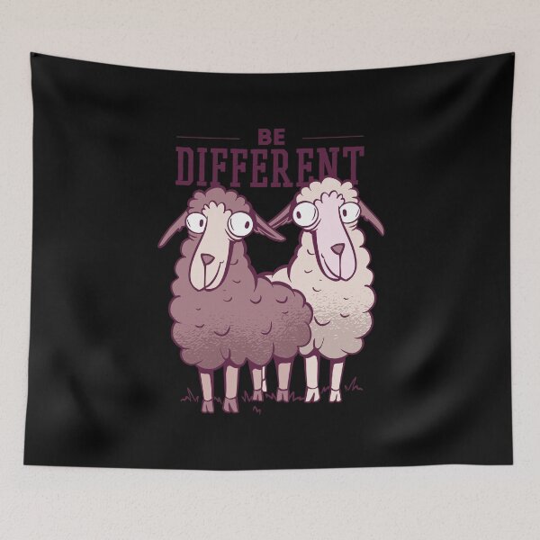 Item preview, Be Different Cute Sheep Farm Life Animal designed and sold by Ofca.