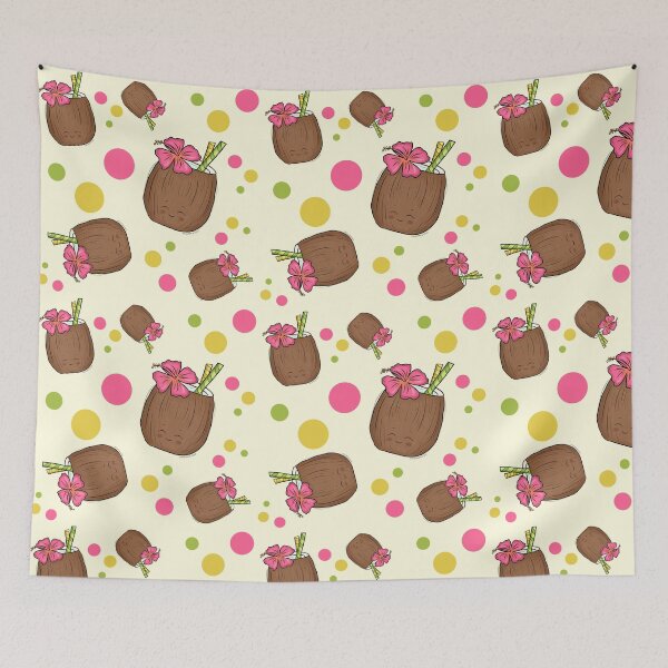 Item preview, Happy Summer Coconut Drink designed and sold by PancakeAndLoaf.