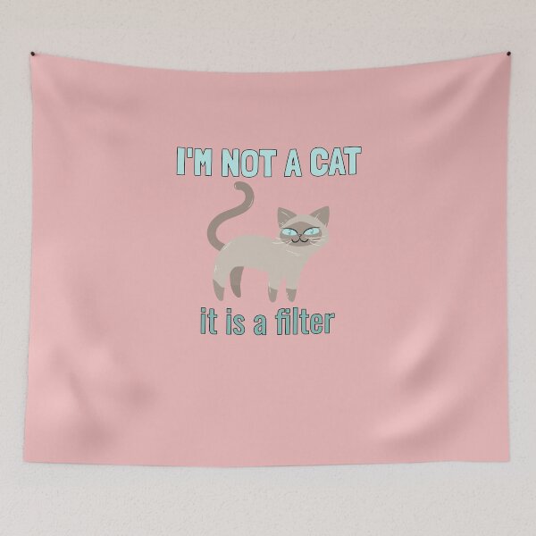 Item preview, I'm not a cat, it's a filter. designed and sold by EducateUplift.