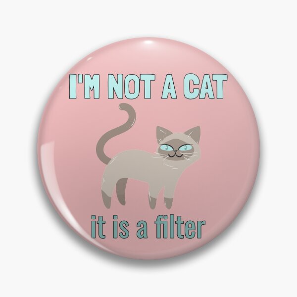Item preview, I'm not a cat, it's a filter. designed and sold by EducateUplift.