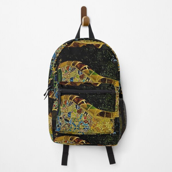 Item preview, Gaudi's World: Tile wall in Park Guell designed and sold by Regina Landeck.