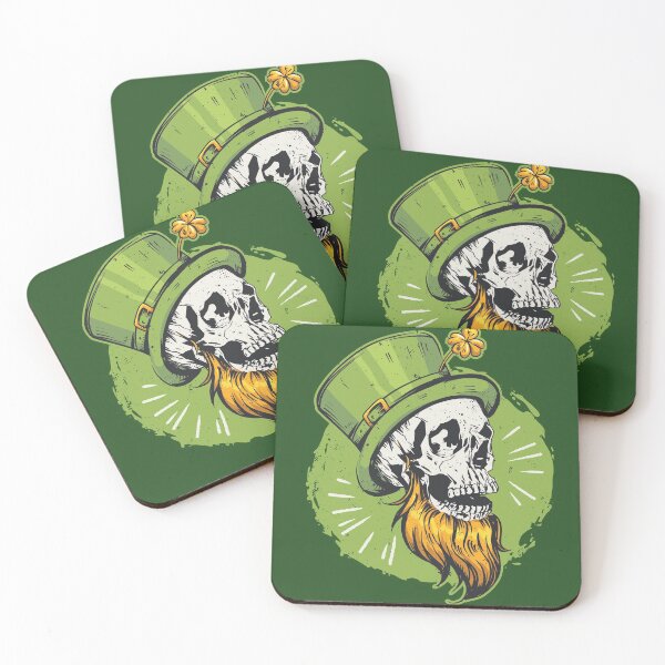Item preview, Irish Themed Party Cool Shamrock Skull Gifts Saint Patricks Day Irish Holiday Gifts designed and sold by . JustBeUnique ..