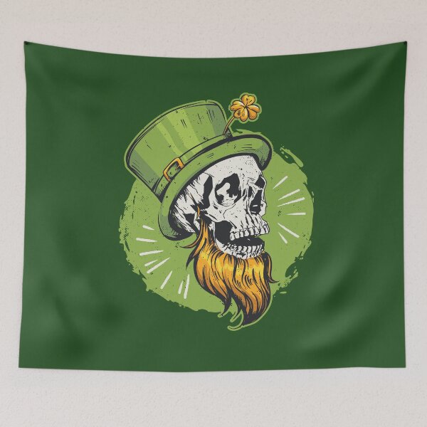 Item preview, Irish Themed Party Cool Shamrock Skull Gifts Saint Patricks Day Irish Holiday Gifts designed and sold by . JustBeUnique ..