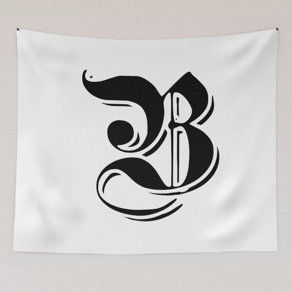 Artikelvorschau, Monogramm Anfangsbuchstabe B. entworfen und verkauft von Lartheviking.