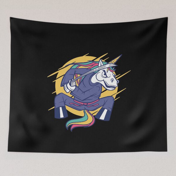 Item preview, Rainbow Unicorn Samurai Unicorn designed and sold by Ofca.