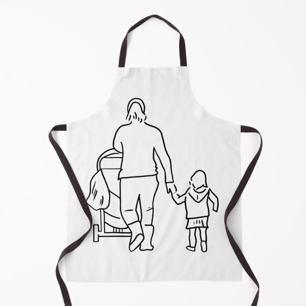 Item preview, Mother and Daughter Walk Holding Hands designed and sold by PrileyRileyArt.