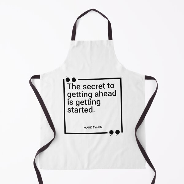 Item preview, Mark Twain - The secret to getting ahead is getting started. designed and sold by SocraticQuotes.
