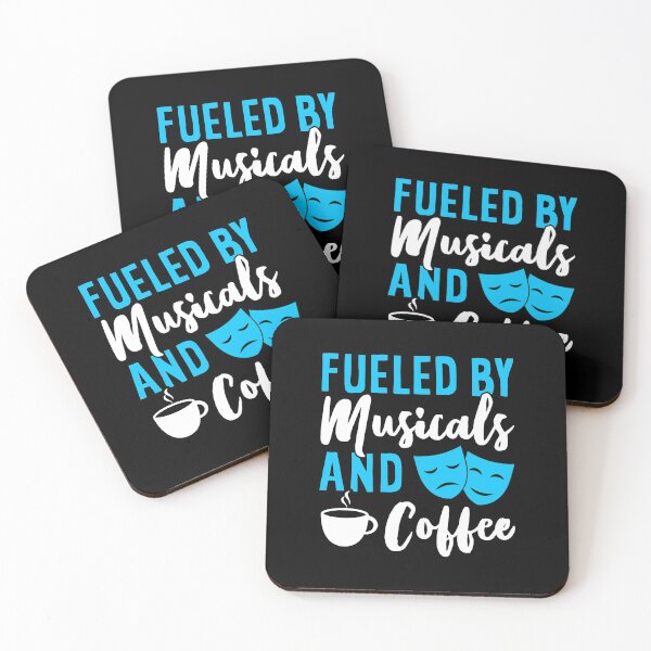 Item preview, Fueled By Musicals And Coffee - Musicals designed and sold by T-shirt For You.