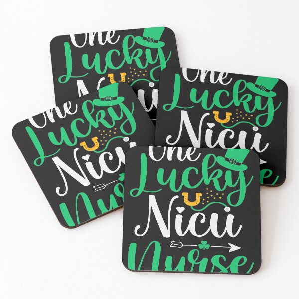 Item preview, One Lucky Nicu Nurse / Funny Saint Patricks Day Gift Idea for Nicu Nurse / Nursing Gifts designed and sold by Chamssou.