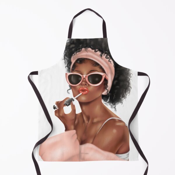 Item preview, Glam Girl Hand Illustrated African American Woman designed and sold by sociallynina.