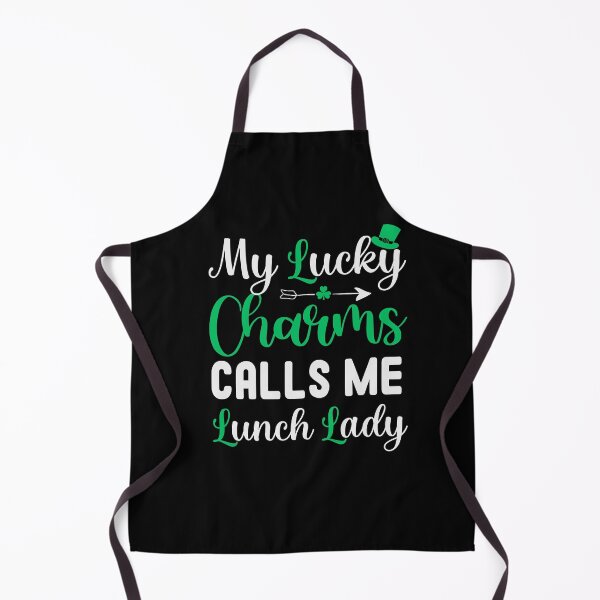 Artikelvorschau, Mein Glücksbringer nennt mich Lunch Lady / Lustige Saint Patricks Day Geschenkidee für Lunch Lady / Lunch Lady Life entworfen und verkauft von Chamssou.