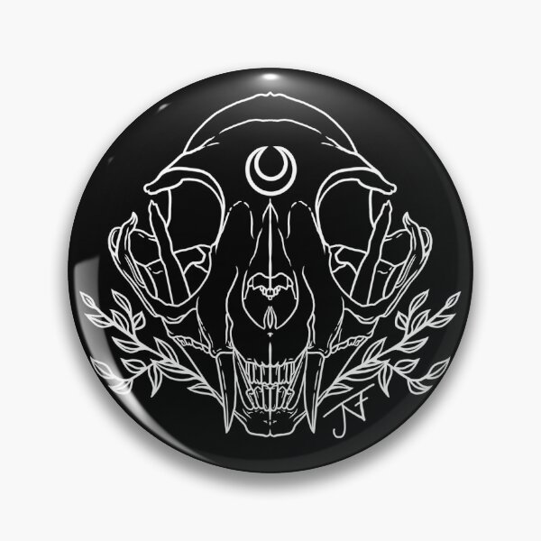 Item preview, Cat skull designed and sold by creativeNF.