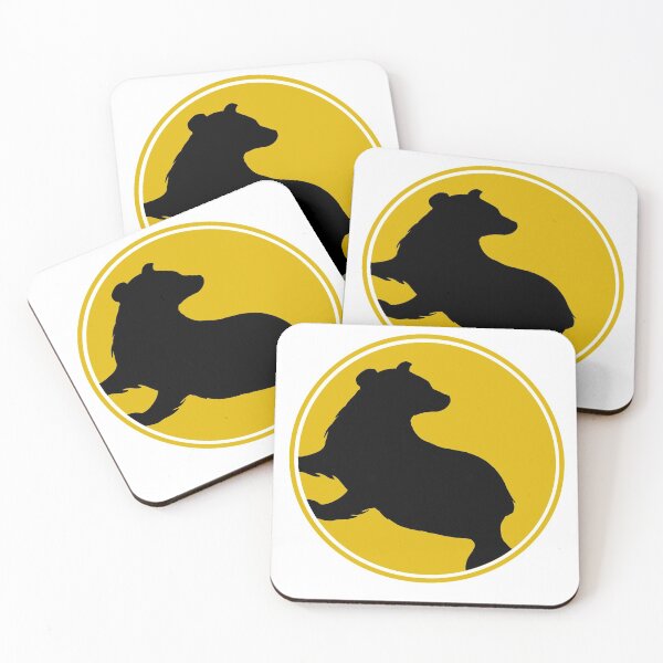 Item preview, Witch/Wizard Inspired Symbol - Yellow Badger designed and sold by jddesignsstuff.