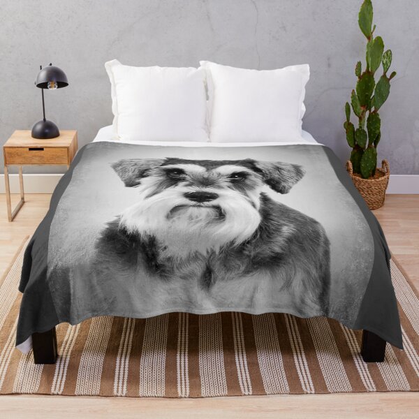 Item preview, Schnauzer dog - BW Vintage - D68 designed and sold by DecoVintage.