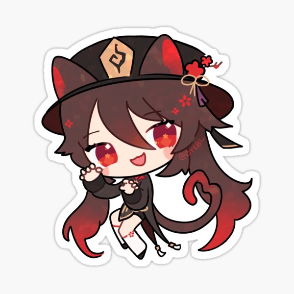 Как нарисовать ху тао чиби