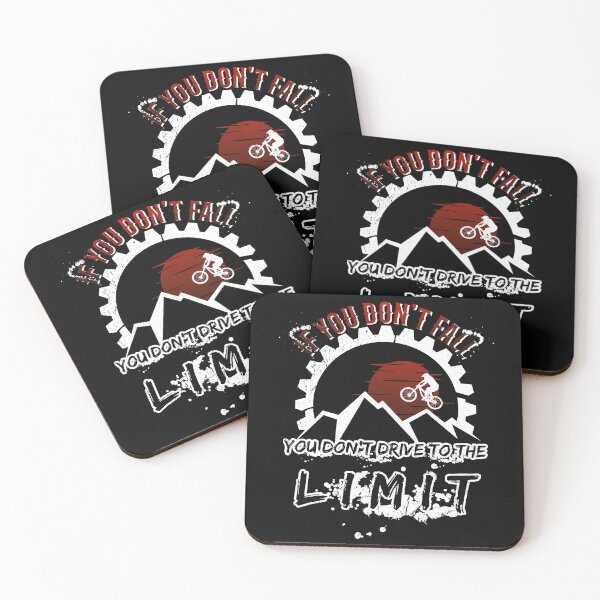 Item preview, Mountain biker saying mountains fall funny designed and sold by shurikaner.