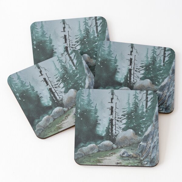 Item preview, watercolour   Grouse mountain BC designed and sold by mikemcglashon.