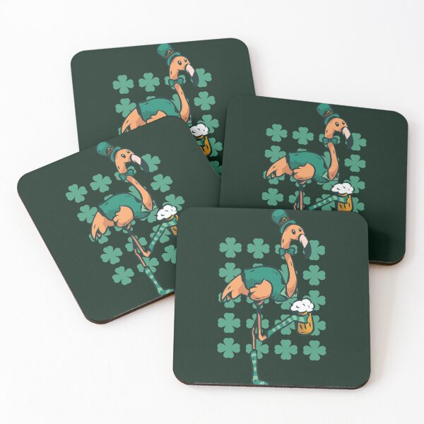 Item preview, Funny Irish Flamingo Beer Themed Party Gifts Saint Patricks Day Irish Holiday Gifts designed and sold by . JustBeUnique ..