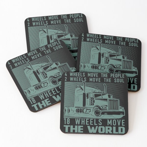 Item preview, 18 Wheels Move The World - Trucker designed and sold by helliazidi.