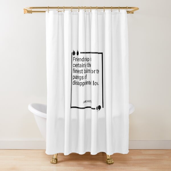 Item preview, Jane Austen - Friendship is certainly the finest balm for the pangs of disappointed love. designed and sold by SocraticQuotes.