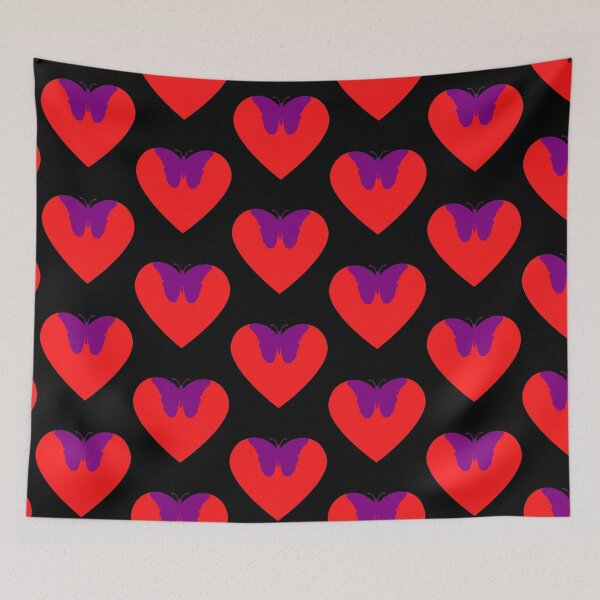 Item preview, PURPLE BUTTERFLY HEART FEELINGS designed and sold by Awesome &  Affordable.