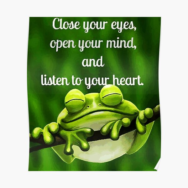 Happy Frog 1 Cartoon Character" Poster by Gotcha29 | Redbubble