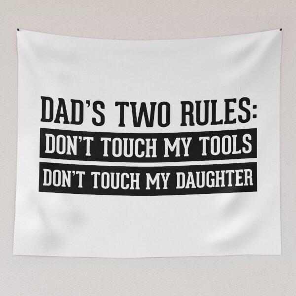 Item preview, Dad's Two Rules designed and sold by crazy merchs.