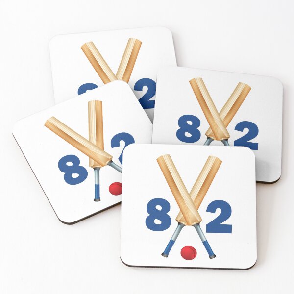 Item preview, Cricket number 82 - eighty two with bats and ball designed and sold by AllShirts21.