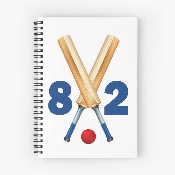Item preview, Cricket number 82 - eighty two with bats and ball designed and sold by AllShirts21.