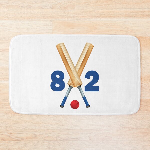 Item preview, Cricket number 82 - eighty two with bats and ball designed and sold by AllShirts21.