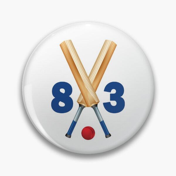 Item preview, Cricket number 83 - eighty three with bats and ball designed and sold by AllShirts21.