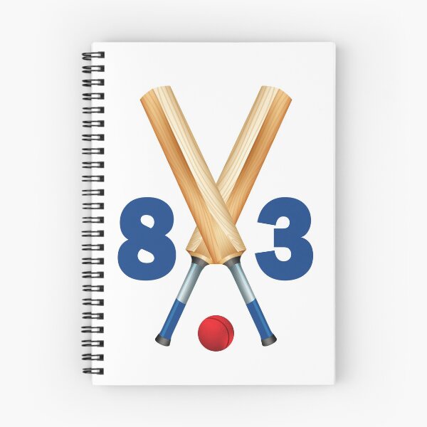 Item preview, Cricket number 83 - eighty three with bats and ball designed and sold by AllShirts21.