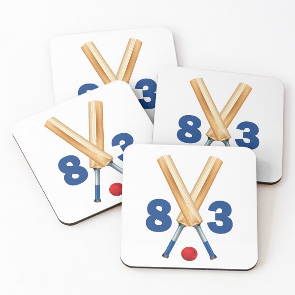 Item preview, Cricket number 83 - eighty three with bats and ball designed and sold by AllShirts21.