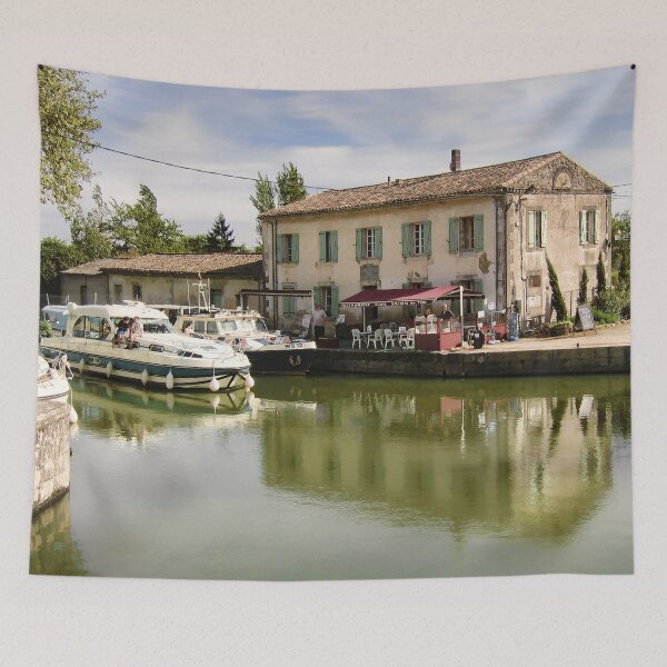 Item preview, Canal du Midi at Bram in Southern France - Restaurant and Houseboats designed and sold by Menega  Sabidussi.