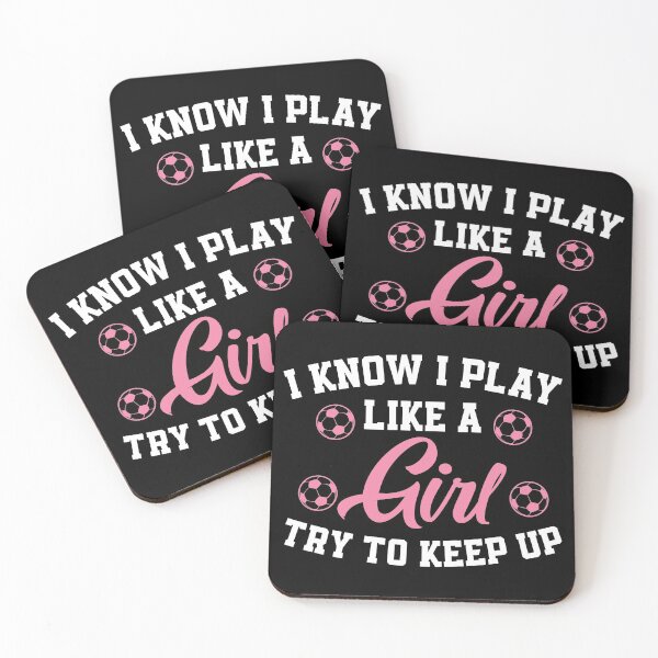 Item preview, I Know I Play Like A Girl Try To Keep Up designed and sold by helliazidi.
